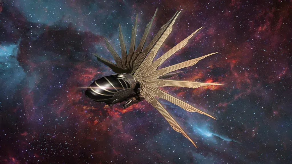 Starships in a tactical space battle